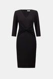 Gathered Waist Bow Detail Dress <span>263150<span>
