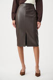 Faux Leather Pencil Skirt <span>263213<span>