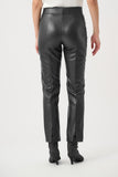 Black Faux Leather Slim Trouser <span>263232<span>