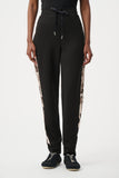 SPORT Black Track Pant With Side Pattern <span>263608<span>