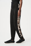 SPORT Black Track Pant With Side Pattern <span>263608<span>