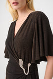 Brown Lurex Jumpsuit <span>263717<span>