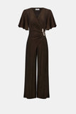 Brown Lurex Jumpsuit <span>263717<span>