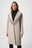 Fringe Wool Coat <span>263912<span>