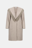 Fringe Wool Coat <span>263912<span>