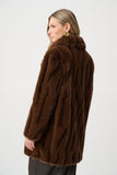 Brown Faux Fur Coat <span>263916<span>
