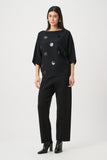 Black Sequin Knit Sweater <span>263942<span>