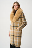 Check Fur Coat <span>263954<span>
