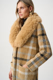 Check Fur Coat <span>263954<span>