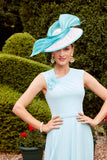 Aqua Pleated Long Dress With Beading Was £559 Now <span>29809<span>