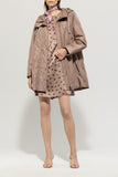 Timeless Chic 3/4 Quilted Mushroom Coat <span>418900<span>