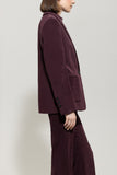 Autumn Glow Aubergine Cord Blazer <span>428017<span>