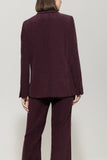 Autumn Glow Aubergine Cord Blazer <span>428017<span>