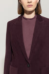 Autumn Glow Aubergine Cord Blazer <span>428017<span>