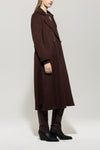 Autumn Glow Chocolate Wool Coat <span>428906<span>