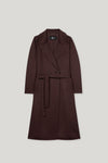 Autumn Glow Chocolate Wool Coat <span>428906<span>