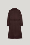 Autumn Glow Chocolate Wool Coat <span>428906<span>