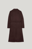 Autumn Glow Chocolate Wool Coat <span>428906<span>