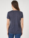 Lurex Linen Look T-Shirt Top <span>500261<span>