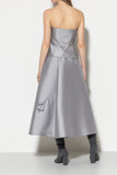 Grey Evolution Taffeta Aline Structured Skirt <span>508253<span>