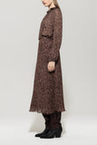 Autumn Glow Berry Print Maxi Skirt <span>528306<span>