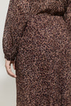 Autumn Glow Berry Print Maxi Skirt <span>528306<span>