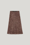 Autumn Glow Berry Print Maxi Skirt <span>528306<span>