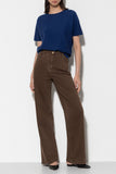 Autumn Vibes High Waisted Wide Leg Hazelnut Jeans <span>608694<span>