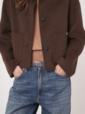 Luxury Wool Jacket Chocolate <span>800241<span>