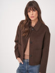 Luxury Wool Jacket Chocolate <span>800241<span>