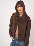 Luxury Wool Jacket Chocolate <span>800241<span>