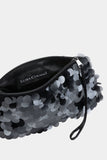 Glam Drop Black Sequin Clutch Bag <span>838585<span>