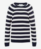 Stripe Light Organic Cotton Sweater Top <span>LESLEY 34-4018<span>