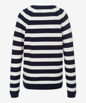 Stripe Light Organic Cotton Sweater Top <span>LESLEY 34-4018<span>