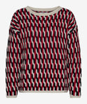 Black/Red Plaited Sweater <span>LIZ35-9368<span>