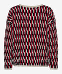 Black/Red Plaited Sweater <span>LIZ35-9368<span>