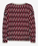 Black/Red Plaited Sweater <span>LIZ35-9368<span>