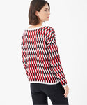 Black/Red Plaited Sweater <span>LIZ35-9368<span>