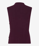 Knitted Tank Top With Side Buttons <span>ENIE35-4078<span>