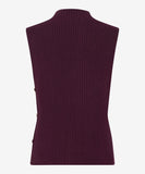 Knitted Tank Top With Side Buttons <span>ENIE35-4078<span>