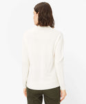 Virgin Wool Open Neck Collared Sweater <span>LILIAN35-2108<span>