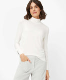 Virgin Wool Open Neck Collared Sweater <span>LILIAN35-2108<span>