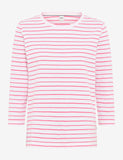 Bonnie 3/4 Sleeve Stripe Top <span>90-0019<span>