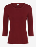 Carina 3/4 Sleeve Ribbed Top <span>CARNIA 37-4708<span>