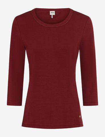 Carina 3/4 Sleeve Ribbed Top <span>CARNIA 37-4708<span>