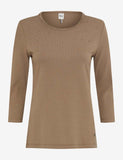 Carina 3/4 Sleeve Ribbed Top <span>CARNIA 37-4708<span>