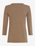 Carina 3/4 Sleeve Ribbed Top <span>CARNIA 37-4708<span>