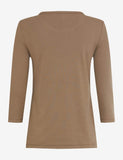 Carina 3/4 Sleeve Ribbed Top <span>CARNIA 37-4708<span>