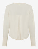 Liz Winter White Pleat Sweater <span>LIZ 37-2008
