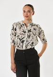 Rafaela Linen Flower Seed Blouse <span>RAFAELA<span>